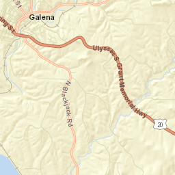 Galena Street Map