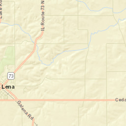 8000-8372 North Lake Road, Lena, IL Street Map