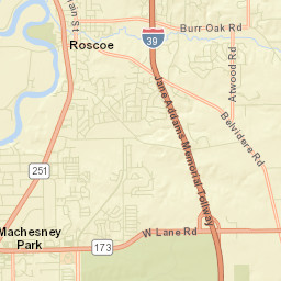 Roscoe Street Map