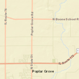 Poplar Grove Street Map