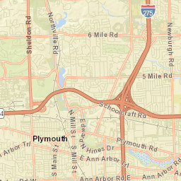 Plymouth Street Map