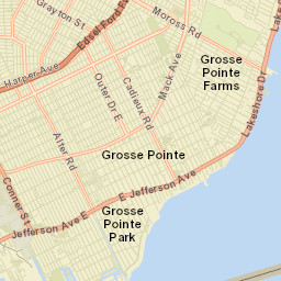 Grosse Pointe Farms Street Map