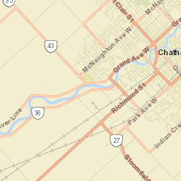 Chatham-Kent Street Map