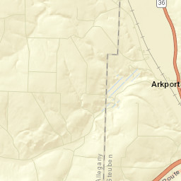 North Almond New York Street Map