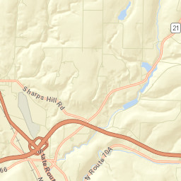 Webbs Crossing New York Street Map