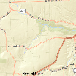 Trumbull Corners New York Street Map