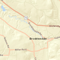 Besemer New York Street Map