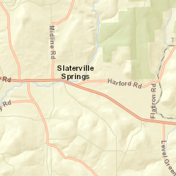 West Slaterville New York Street Map