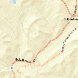 Hobart New York Street Map