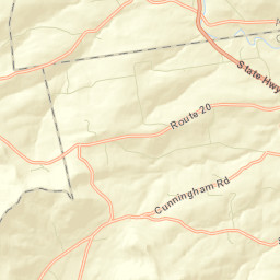 West Durham New York Street Map