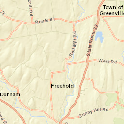 West Greenville New York Street Map