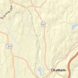 Chatham New York Street Map
