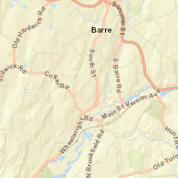 Barre Street Map