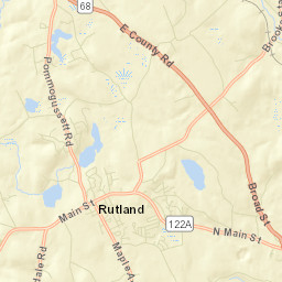 Rutland Street Map