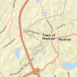 Hudson Street Map