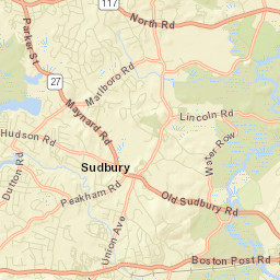 Sudbury Street Map