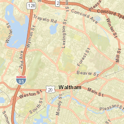 Waltham Street Map