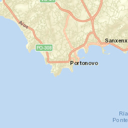 Sanxenxo Street Map
