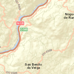 Nogueira de Ramuín Street Map
