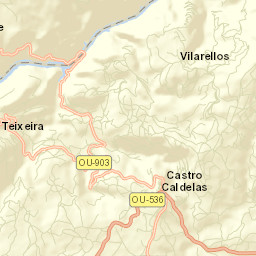 Castro Caldelas Street Map