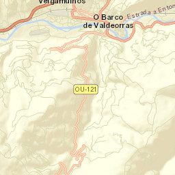 O Barco de Valdeorras Street Map