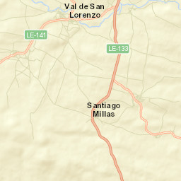 Santiago Millas Street Map