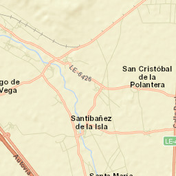 San Cristóbal de la Polantera Street Map