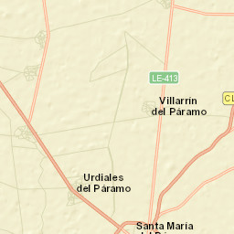 Urdiales del Páramo Street Map