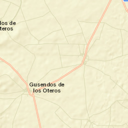 Gusendos de los Oteros Street Map