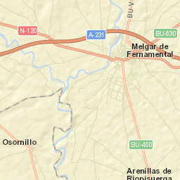 Osornillo Street Map
