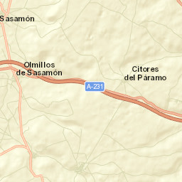 Sasamón Street Map