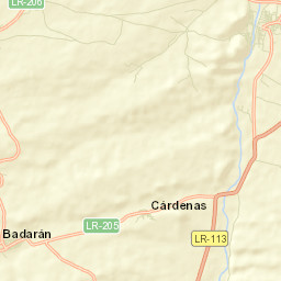 Cárdenas Street Map