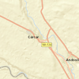 Cárcar Street Map