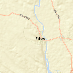 Falces Street Map