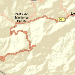 Prats de Molló Street Map
