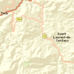 Sant Llorenç de Cerdans Street Map