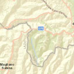 Calvi dell'Umbria Street Map