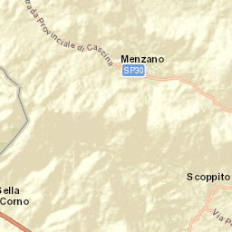 Scoppito Street Map