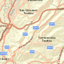 Sambuceto Street Map