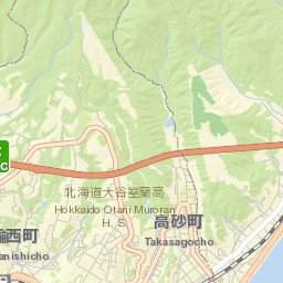 Muroran-shi Street Map