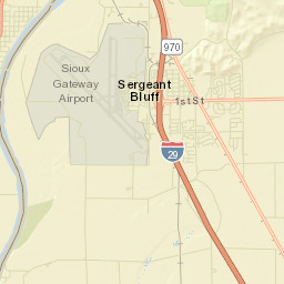 Sergeant Bluff Street Map