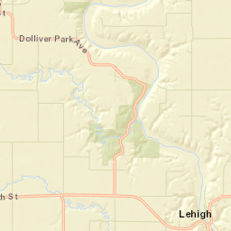 2899 Dolliver Park Avenue, Lehigh, IA Street Map