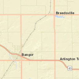 Bangor Street Map