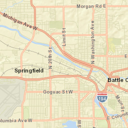 812 West Columbia Avenue, Battle Creek, MI Street Map