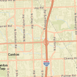 Canton Street Map