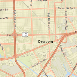 Dearborn Street Map
