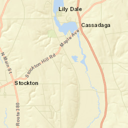 Stockton New York Street Map