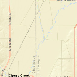 Cherry Creek New York Street Map