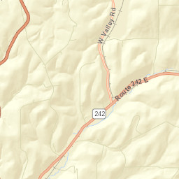 Ashford New York Street Map