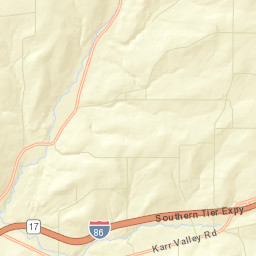 West Almond New York Street Map